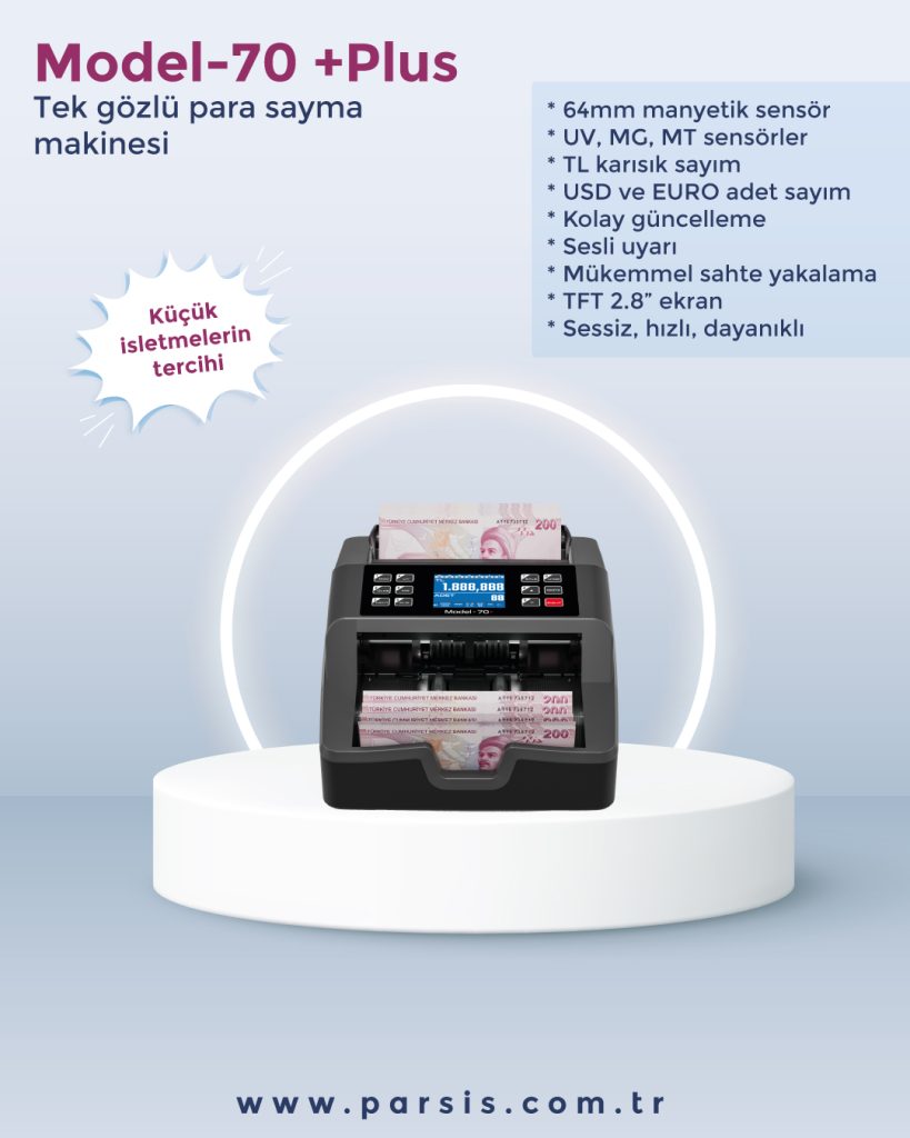 Samuto Model-70+Plus en iyi para sayma makinesi