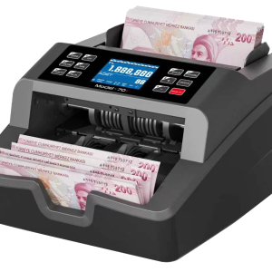 Samuto Model70+Plus gri renkli para sayma makinesi