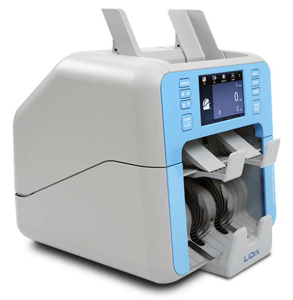 Lidix ML2v profesyonel para sayma makinesi mavi renk